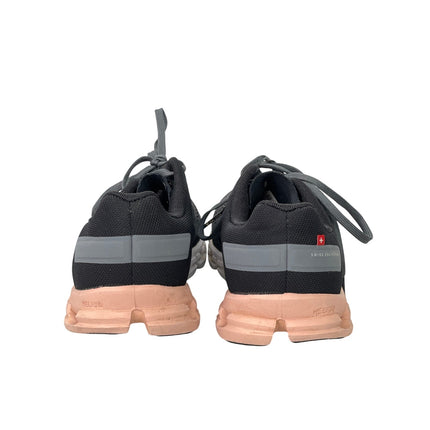 On Running Cloudflow 3.0 Women's Rocky Gray Rose Athletic Running Shoes Size 7.5