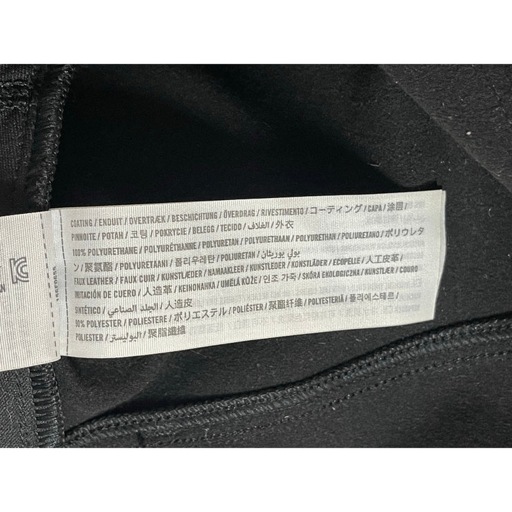 Abercrombie & Fitch The Loose High Rise Faux Leather Vegan Wide Leg Trousers 28