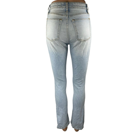 Abercrombie & Fitch The Skinny High Rise Women's Blue Light Wash Denim Jeans 24