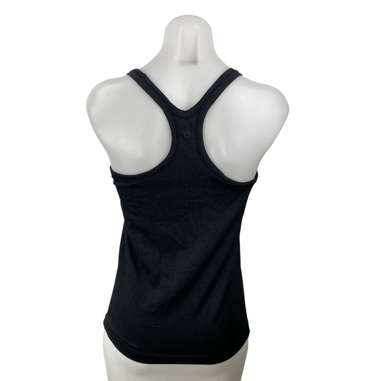 Lululemon Womens Black Scoop Neck Sleeveless Yoga Athletic Activewear Tank Top 8