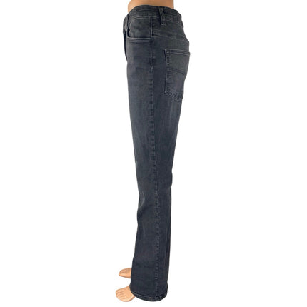 Collusion Women's Black High Waisted Flared Bootcut Denim Jeans Size 30x32