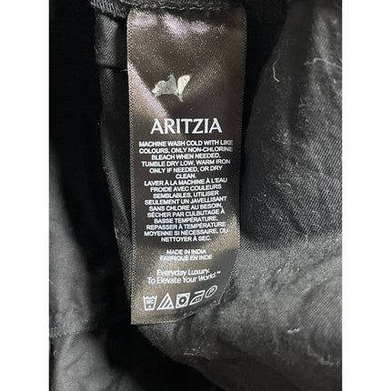 Aritzia Sunday Best Black High Waisted Tiered Ruffle A Line Mini Skirt Size L