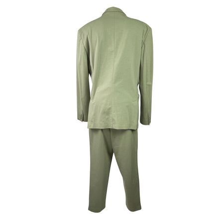 Express Womens Green Tailored Slim Fit Long Sleeve Blazer & Trousers Pants Set L