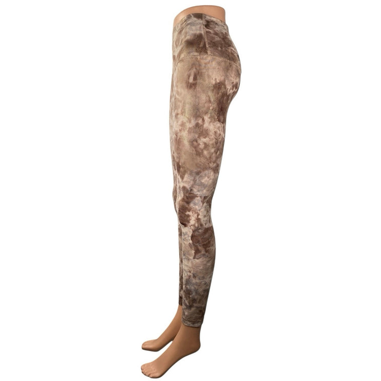 Lululemon Align Diamond Dye Misty Shell Cacao Dot Foil Athletic Leggings Size 4
