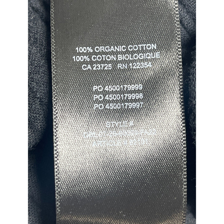 Aritzia Wilfred Free Sail Black Drawstring Wide Leg Casual Lounge Shorts Size M