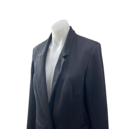 Old Navy Women's Black Long Sleeve Notch Lapel Blazer Suit Coat Jacket Size S