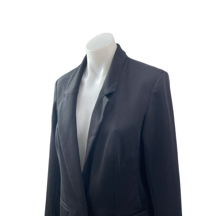Old Navy Women's Black Long Sleeve Notch Lapel Blazer Suit Coat Jacket Size S