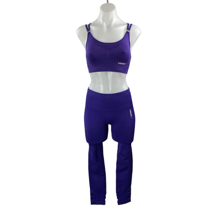 Gymshark Women's Purple Activewear Athletic Sports Bra & Legging Pants Sets Sz S