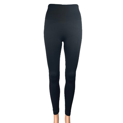 Set Active Black Skinny Leg Mid Rise Stretch Athletic Yoga Gym Leggings Pants S