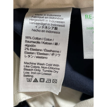 J.Crew Men's Navy Blue Flat Front Golf Chino Khaki Bermuda Casual Shorts 32/5