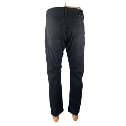 DU/ER Men's Black Mid Rise Slim Fit Straight Leg Performance Denim Jeans Pants M