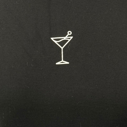 Women's Black Graphic Welcome To The Party Cocktail T Shirt Tee Top Size 2XL