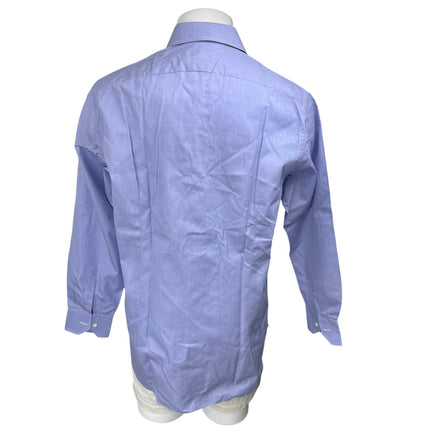 M Bardelli Milano Men's Blue Long Sleeve Button Down Dress Shirt Top Size 42