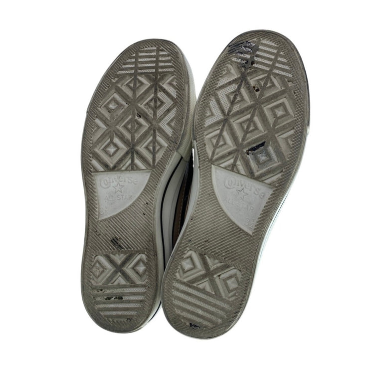 Converse Chuck Taylor All Star Raw Edge Black Platform High Top Sneakers Sz 5.5