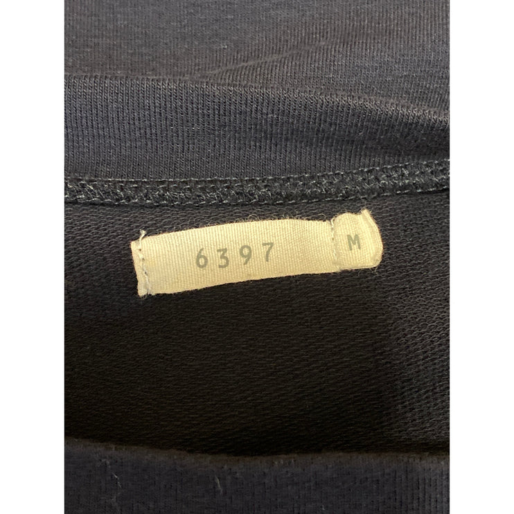 6397 Women's Navy Blue Long Sleeve Crew Neck Boxy Sweater Sweatshirt Top Size M