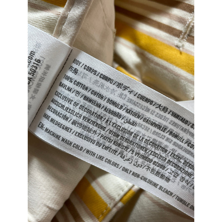 Abercrombie & Fitch Women's Stripe High Rise Palazzo Wide Leg Trousers Pants S