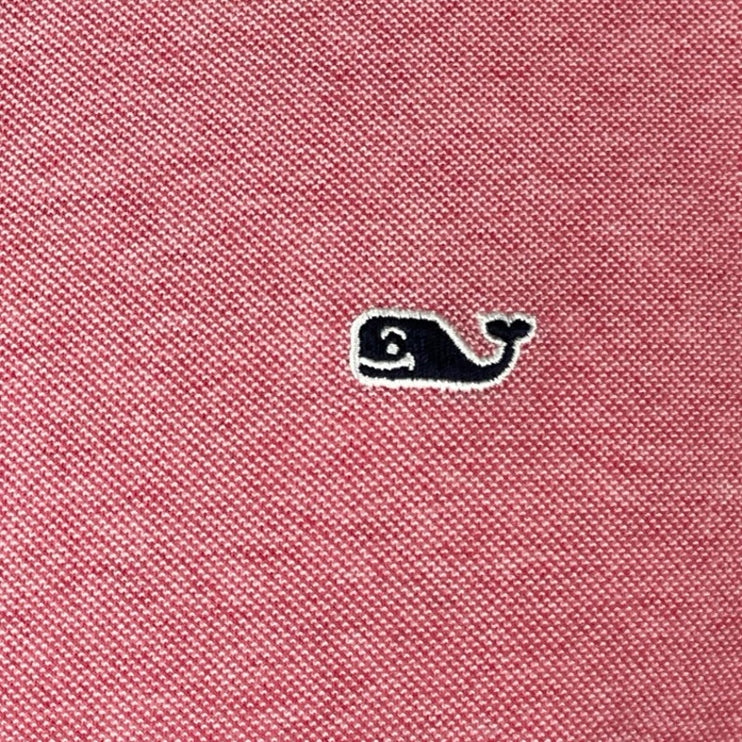 Vineyard Vines Edgartown Embroidered Logo Collared Short Sleeve Polo Shirt Top L