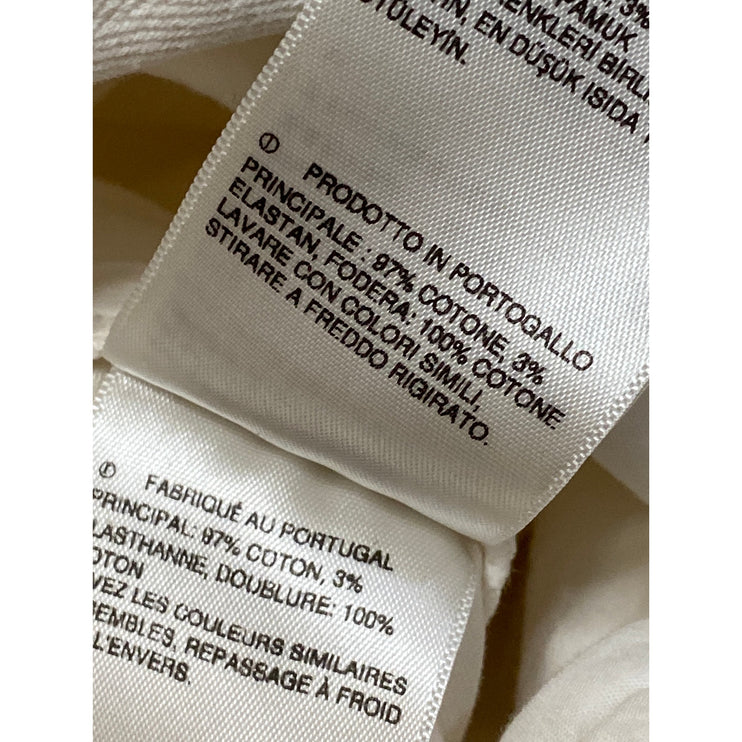 Orlebar Brown Men's White Mid Rise Cuffed Hem Casual Chino Bermuda Shorts Sz 30