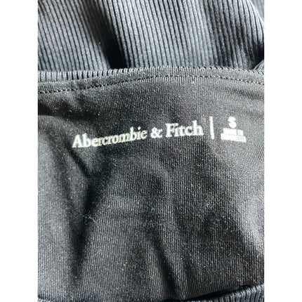 Abercrombie & Fitch Women's Black Crew Neck Sleeveless Cami Tank Bodysuit Top S