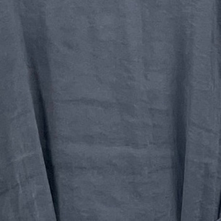 Nasty Gal Black Long Sleeve Tie Front Knot Crew Neck A Line Maxi Dress Size L