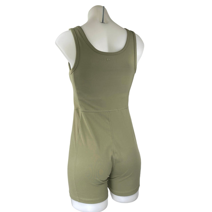 PAC 1980 Women's Green Sleeveless Cami One Piece Bodysuit Jumpsuit Romper Size M