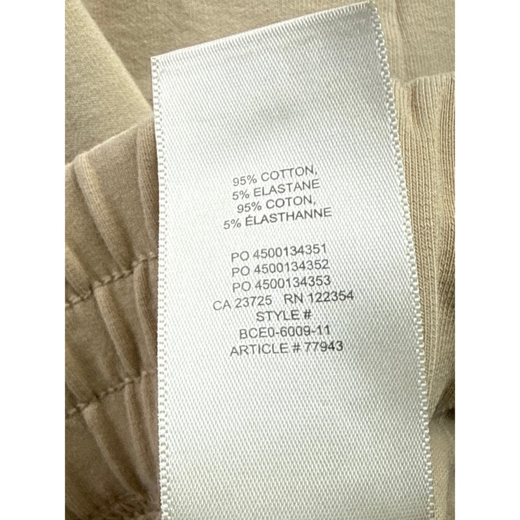 Aritzia Babaton Weekender Beige Straight Tapered Casual Lounge Trousers Pants S