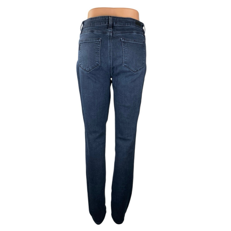 Paige Womens Blue Medium Wash Mid Rise Slim Fit Ankle Skinny Denim Jeans Size 30