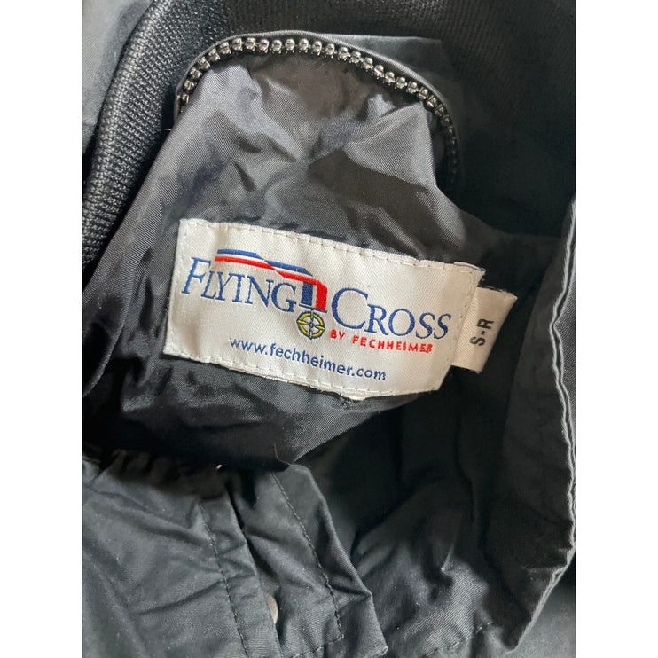 Flying Cross Duty Guard Hardshell Black Long Sleeve Windbreaker Coat Jacket Sz S