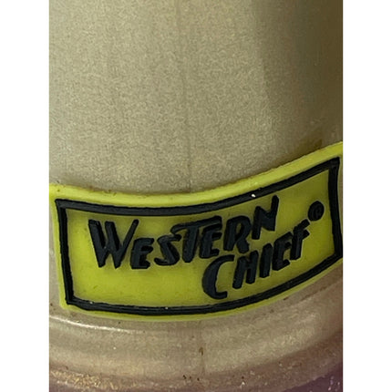 Western Chief Pearlized Glitter Light-Up PVC Rubber Girls KIds Rain Boots Sz 11