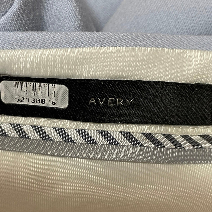 Banana Republic Avery Women's Blue High Rise Straight Leg Trousers Pants Size 14