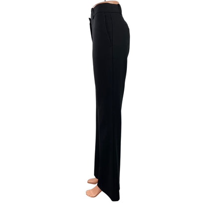 Ann Taylor Women's Black High Rise Career Flare Bootcut Trousers Pants Size 6