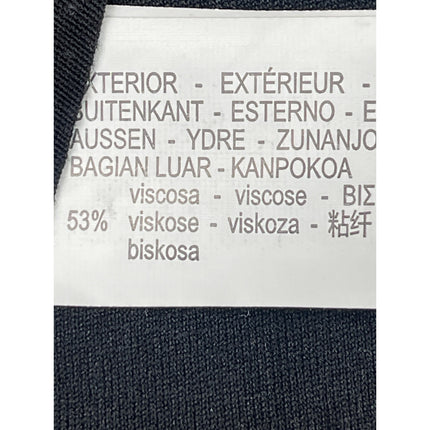 Zara Women's Black Linen Halter Tie Back Sleeveless Button Vest Tank Top Size M