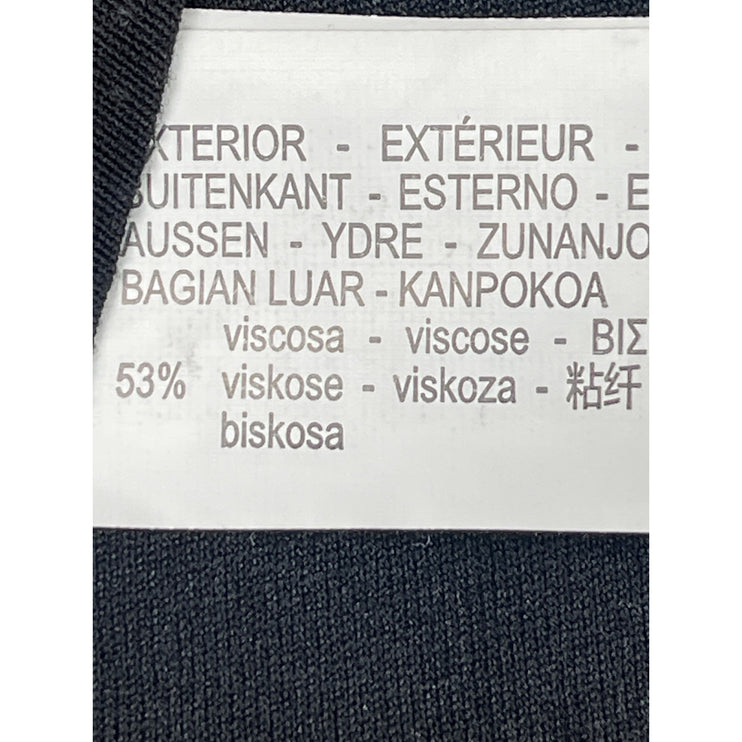 Zara Women's Black Linen Halter Tie Back Sleeveless Button Vest Tank Top Size M