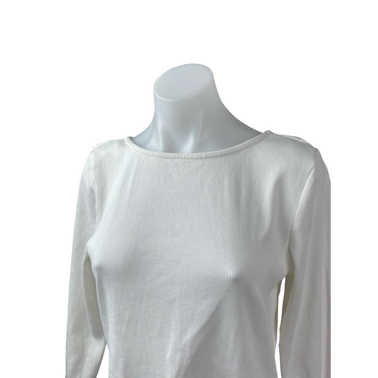 Free People Free-est White Long Sleeve Drop Waist Open Back A Line Mini Dress XL
