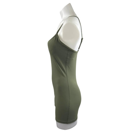 WeWoreWhat Women's Green Sleeveless Cami Camisole One Piece Workout Romper Sz M
