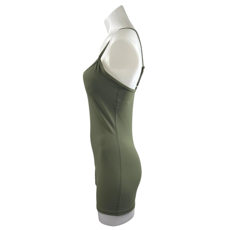 WeWoreWhat Women's Green Sleeveless Cami Camisole One Piece Workout Romper Sz M