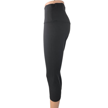 Lululemon Women's Black High Waisted Yoga Capri Athletic Leggings Pants Size 6