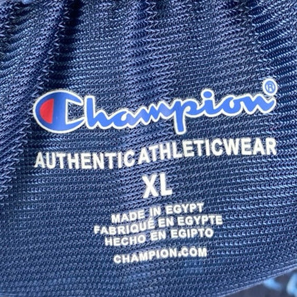 Champion Kids Boys Blue Logo Elastic Waist Athletic Basketball Sweat Shorts XL