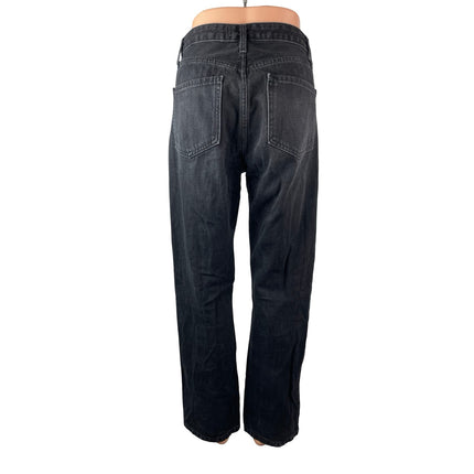 Just Black Denim Women's Distressed High Waisted Straight Denim Jeans Pants 26