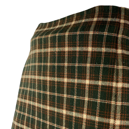 Brandy Melville X John Galt Cara Womens Plaid Check Mini Straight Pencil Skirt S