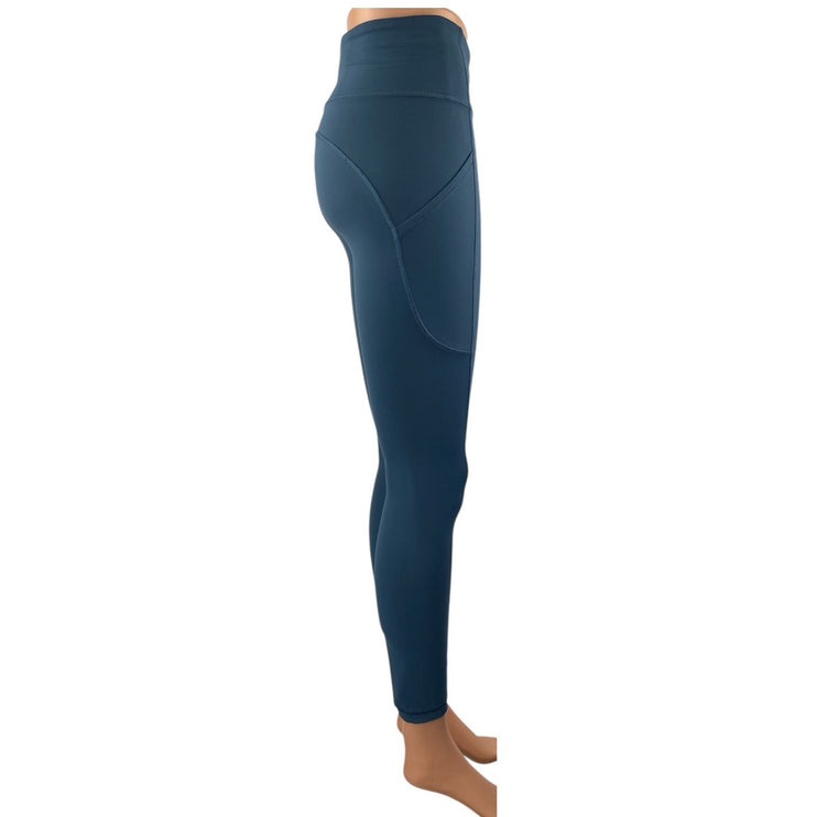 Lululemon Women's Blue High Rise Yoga Workout Athletic Leggings Pants Size 4