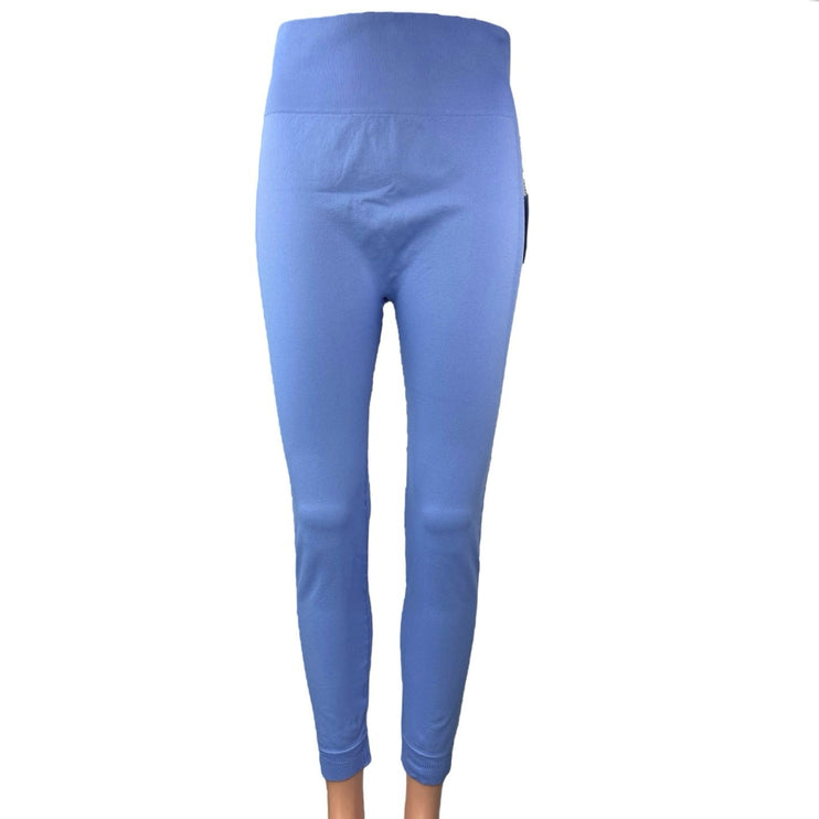 NEW WeWoreWhat Powder Blue High Rise Seamless Athletic Leggings Pants Size L