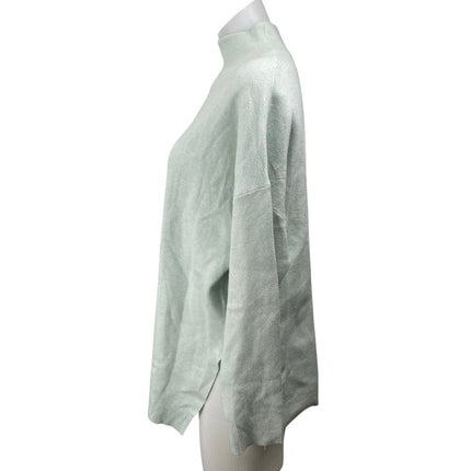 Stradivarius Women's Light Green Turtlemeck Long Sleeve Knit Sweater Top Size S