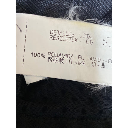 Zara Women's Black Mesh Sleeveless Drawstring Cutout Back Tank Jumpsuit Romper S