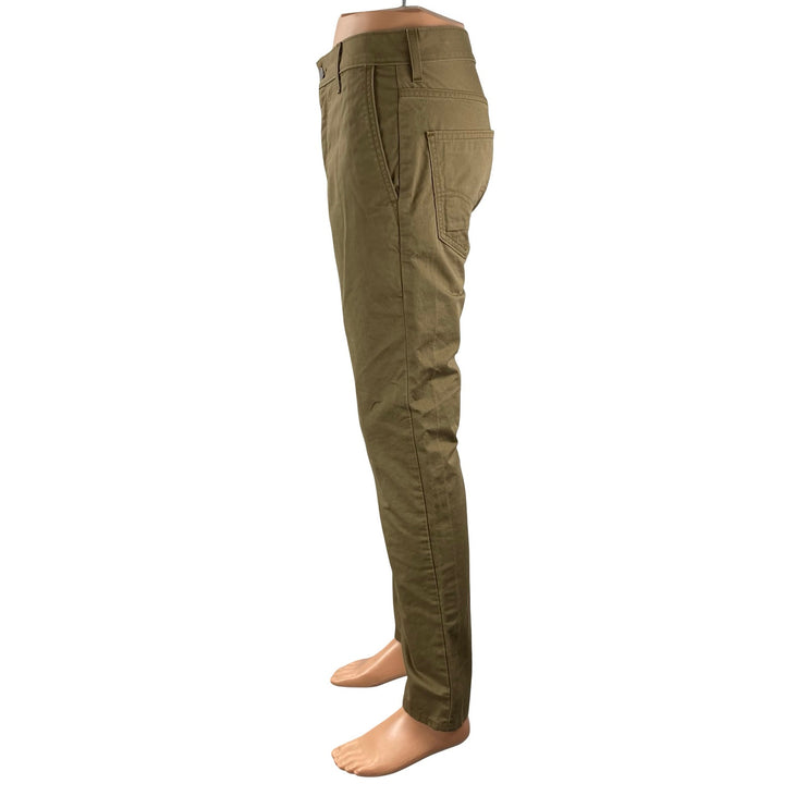 Levi's Men's Tan Khaki Mid Rise Tapered Leg Y2k Casual Trousers Pants Size 32