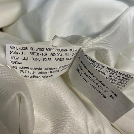 Zara White Satin Sweatheart Sleeveless Tube Mini A-Line Slip Tank Dress Size M