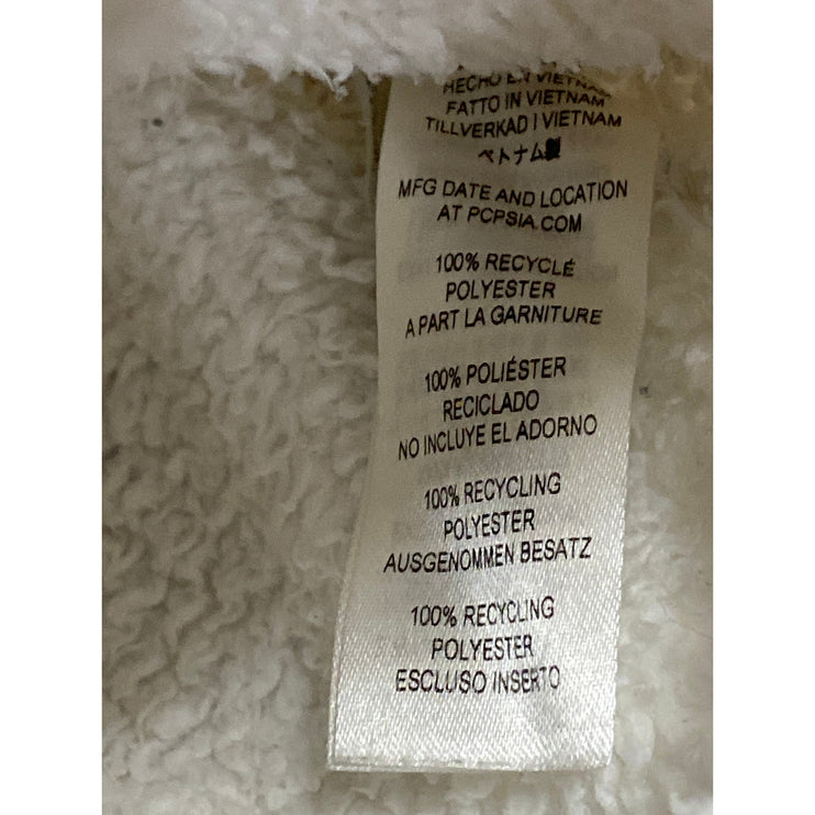 Patagonia Los Gatos Women's White Fleece 1/4 Zip Long Sleeve Sweater Top Sz XXS
