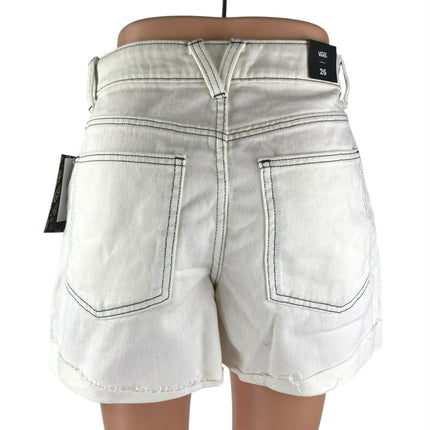 NEW Vans Jennifer Shorti Women's High Rise Boyfriend Denim Jean Shorts Size 26
