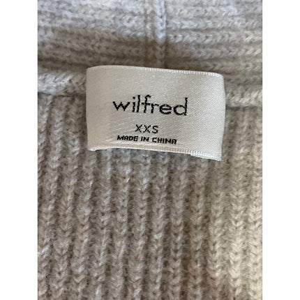 Aritzia Wilfred 100% Wool Olivie Womens Sleeveless Cardigan Vest Sweater Top XXS