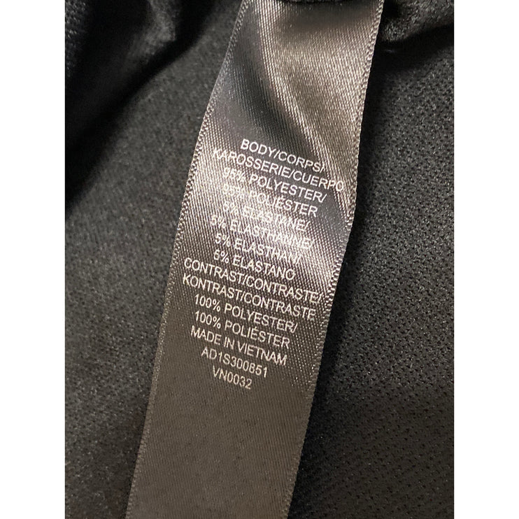 Adrianna Papell Women's Black Collared Layered Long Sleeve Tunic Blouse Top Sz S